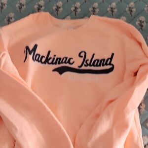Peach Mackinac Island Kids Sweatshirt